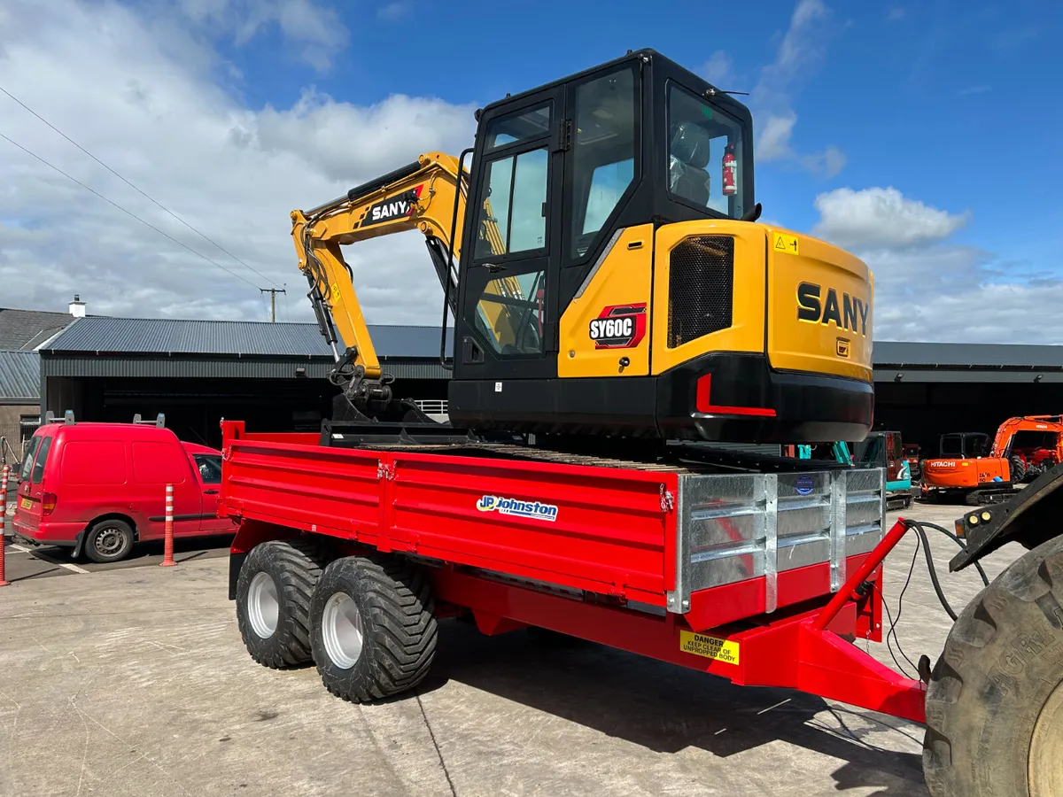 New Johnston 14ft Trailer C/W Ramps - Image 1