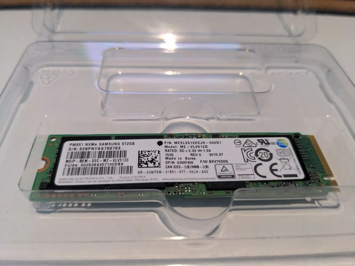 Samsung Mz-vlv512d - 512gb M.2 Pcie Nvme 2280 Tlc - Image 1
