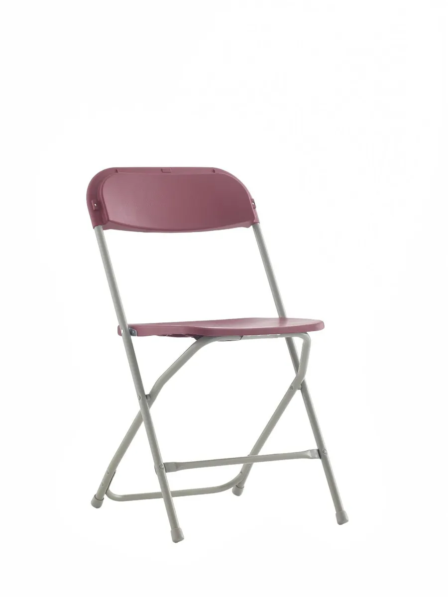 Folding Chairs Plastic Stacking Chairs - Image 1