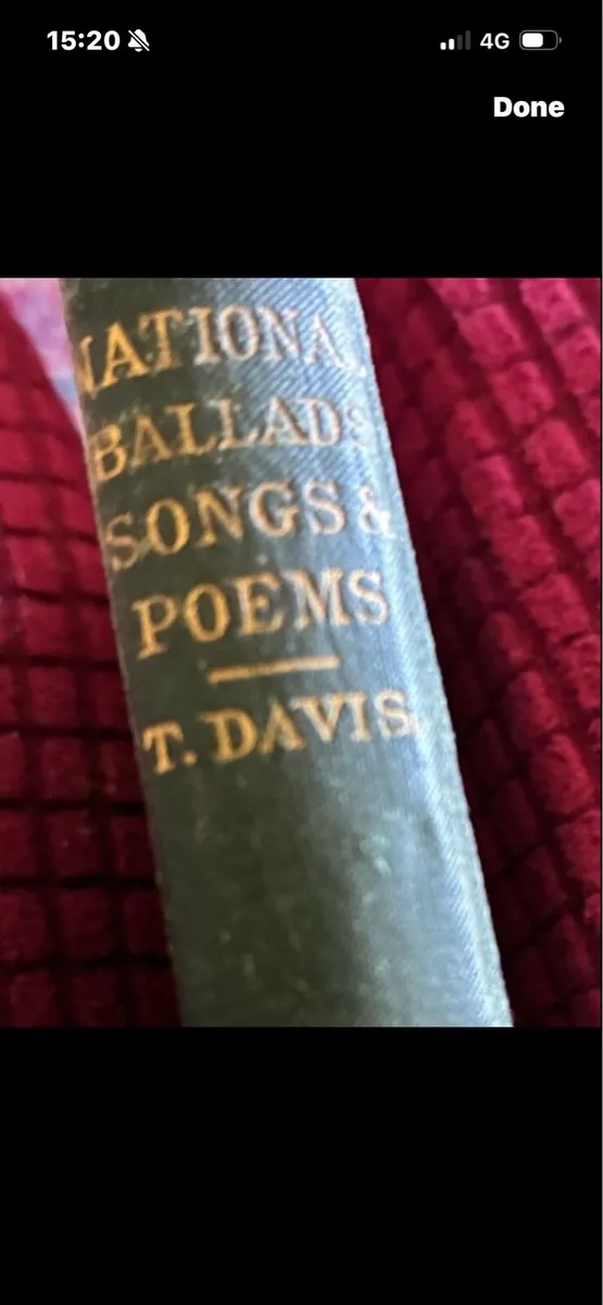 National Ballads, songs & poems-1869 T Davis - Image 1