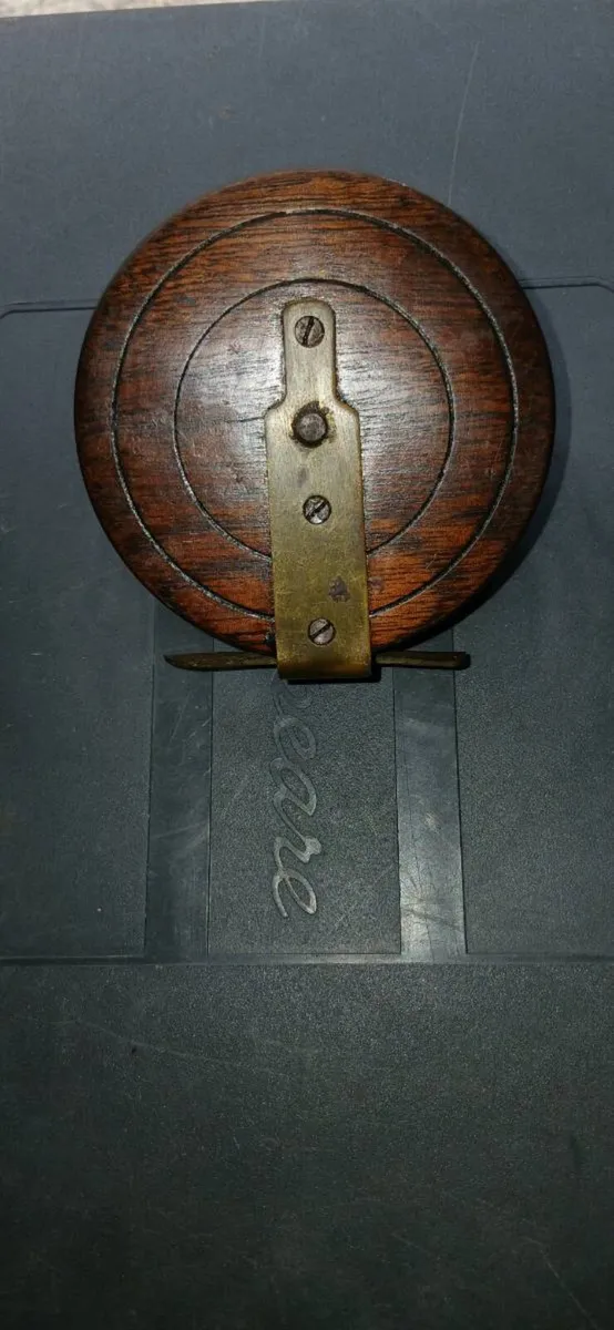 Vintage wooden fly reel - Image 3