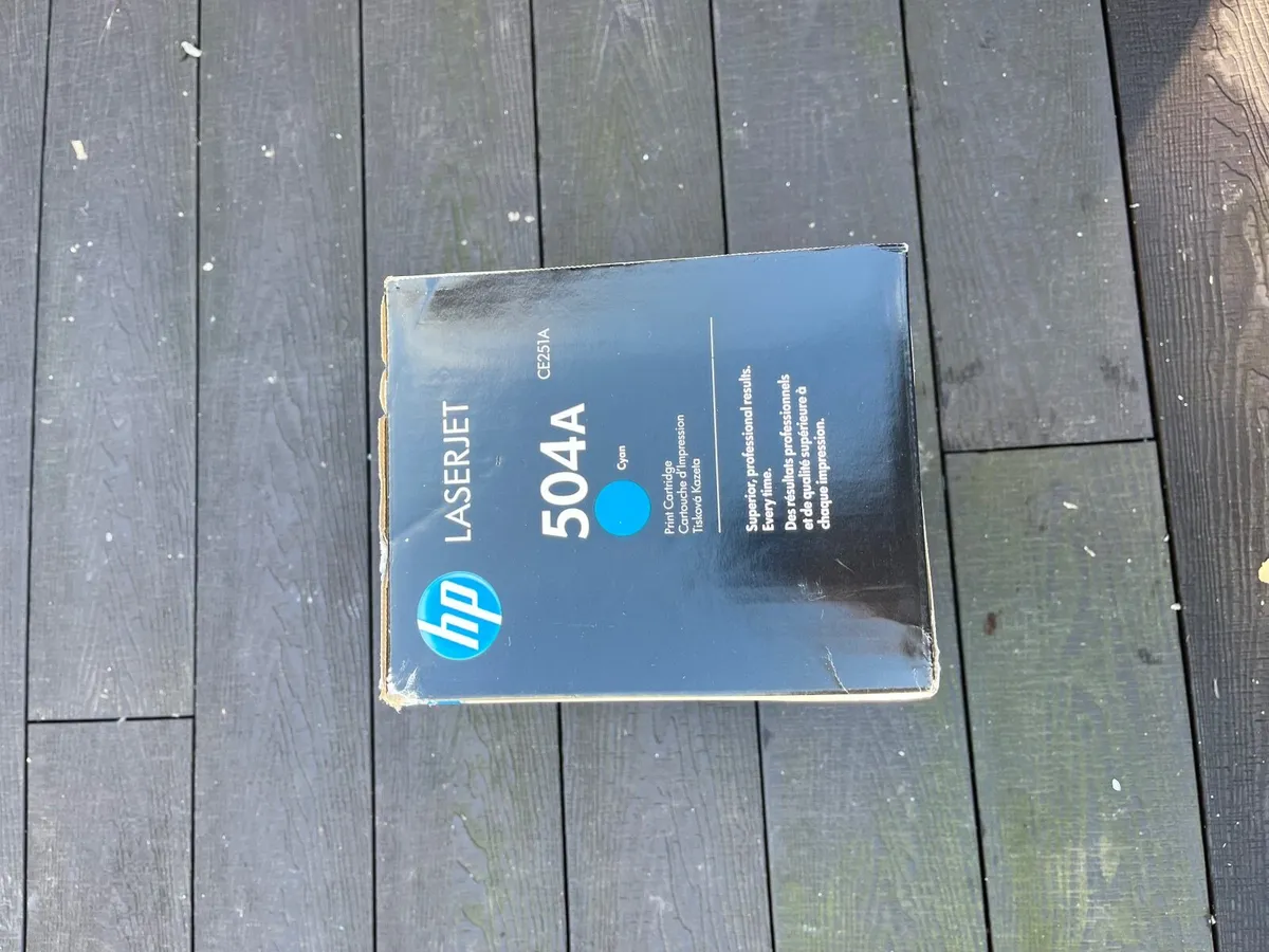 HP CE251A Cyan Ink Toners - Image 2