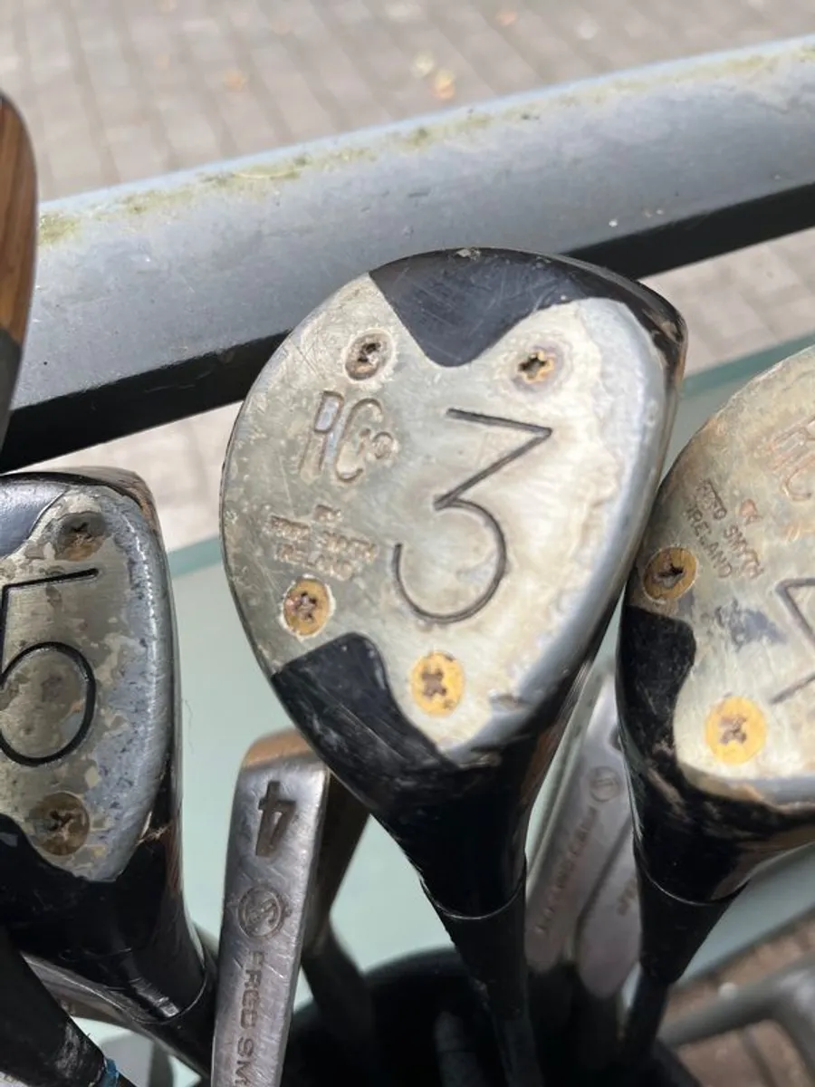 Set of golf clubs- Vintage Christy O'Connor RC10 by Fred Smyth - Image 3
