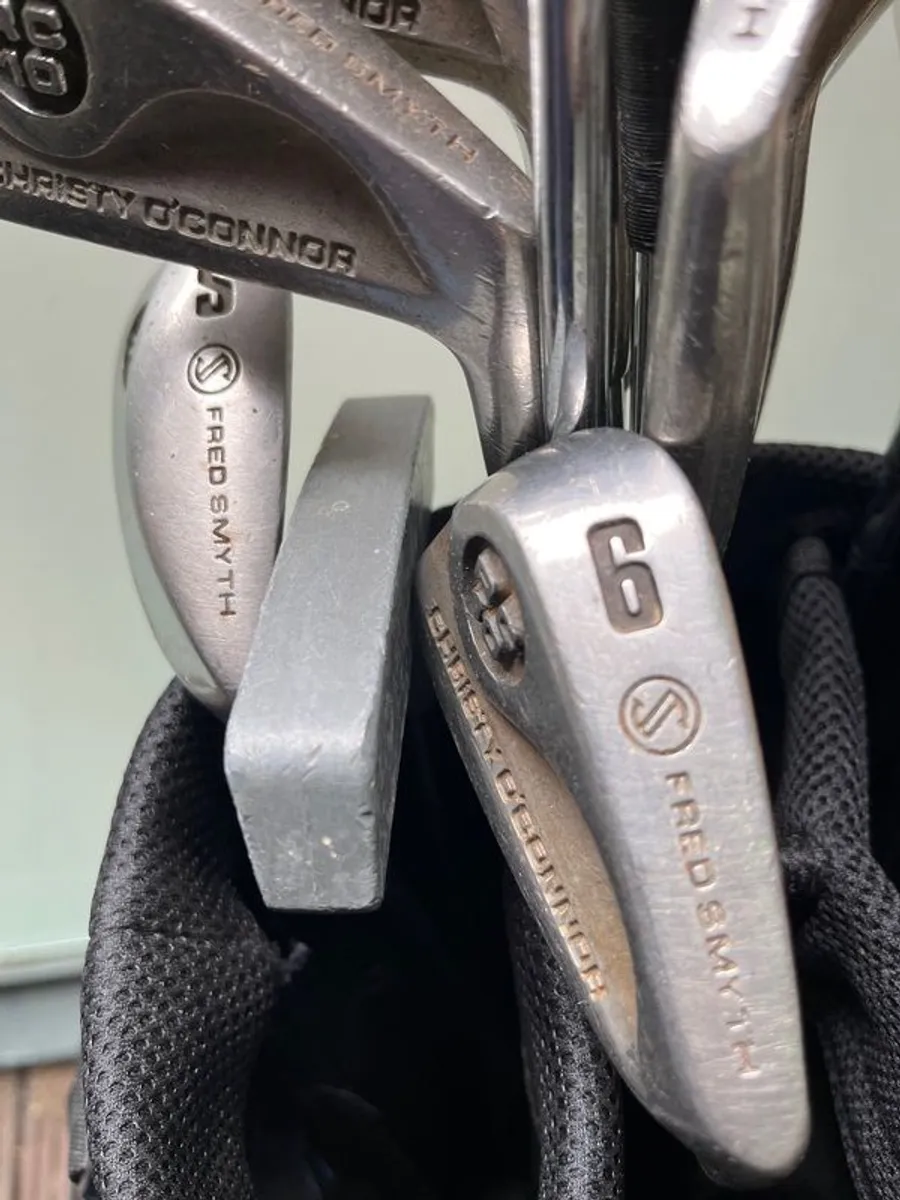 Set of golf clubs- Vintage Christy O'Connor RC10 by Fred Smyth - Image 4
