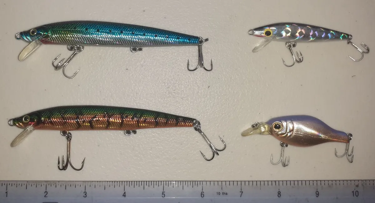 Fishing plugs floating 4 number