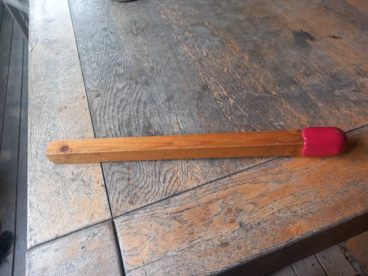 Large vintage wooden French advertising match D18 - Image 2