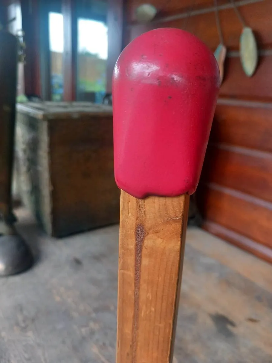 Large vintage wooden French advertising match D18 - Image 4