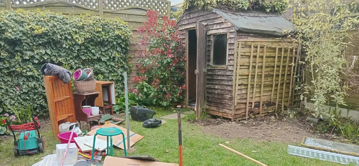 old garden shed removed service - Image 1
