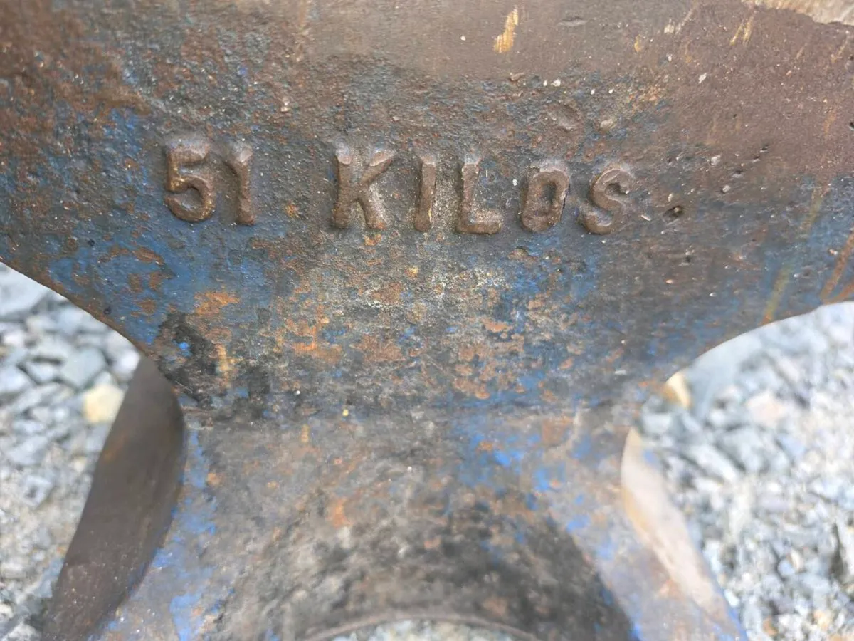 Brooks Blacksmith Anvil 1CWT 51kg Made in England - Image 3