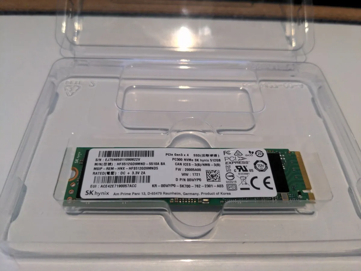 Sk Hynix Hfs512gd9mnd-5510a - 512gb M.2 Pcie Nvme - Image 1