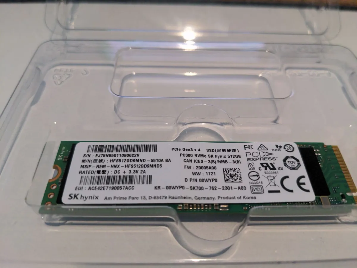 Sk Hynix Hfs512gd9mnd-5510a - 512gb M.2 Pcie Nvme - Image 2
