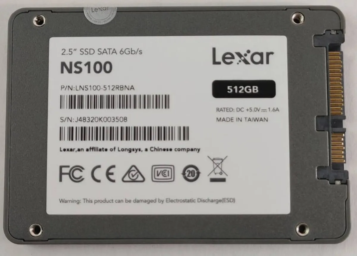 Lexar 512GB NS100 SSD DRIVE - Image 3