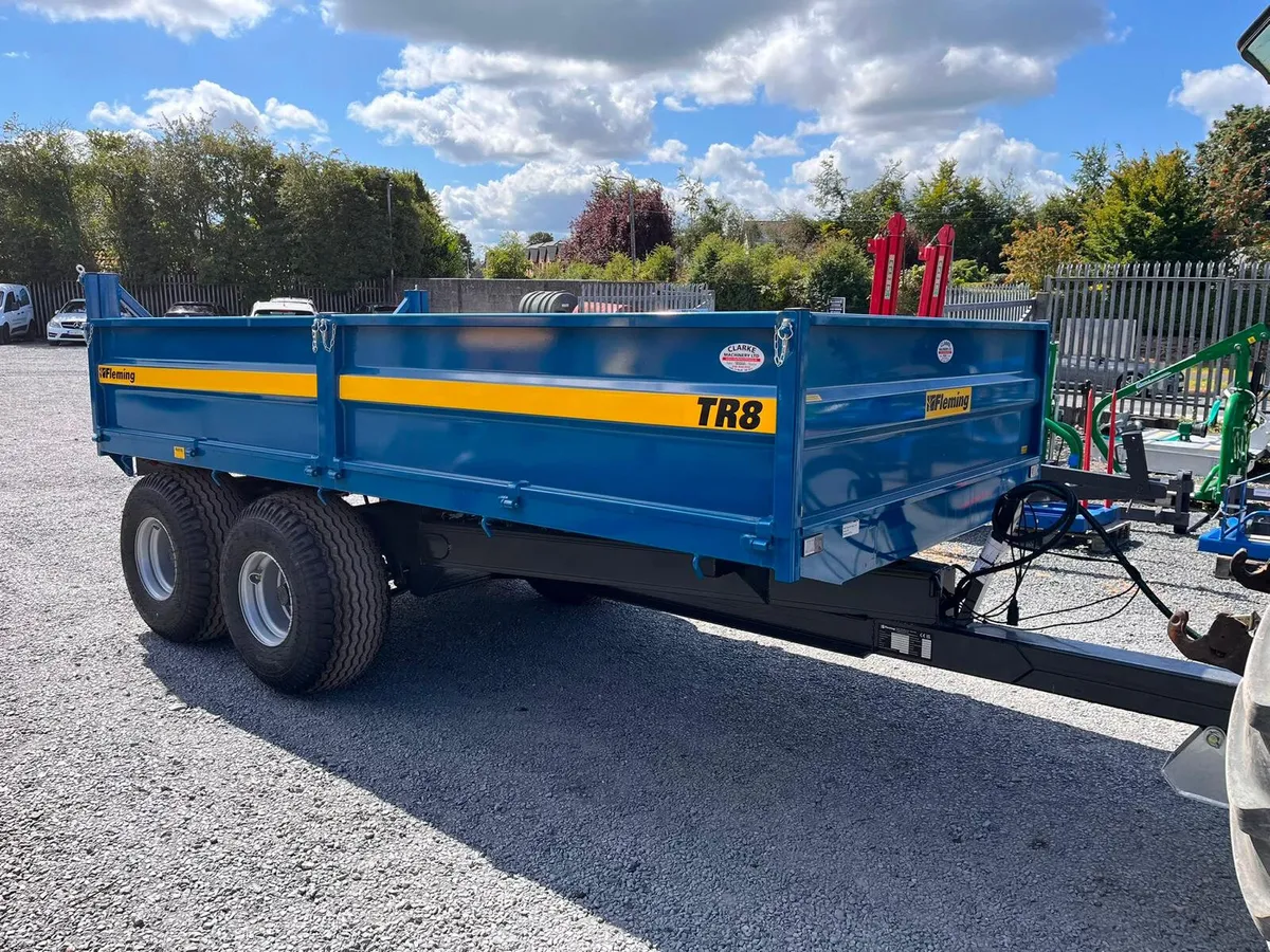 Fleming 13ftx7ft Tipping Trailer - Image 3