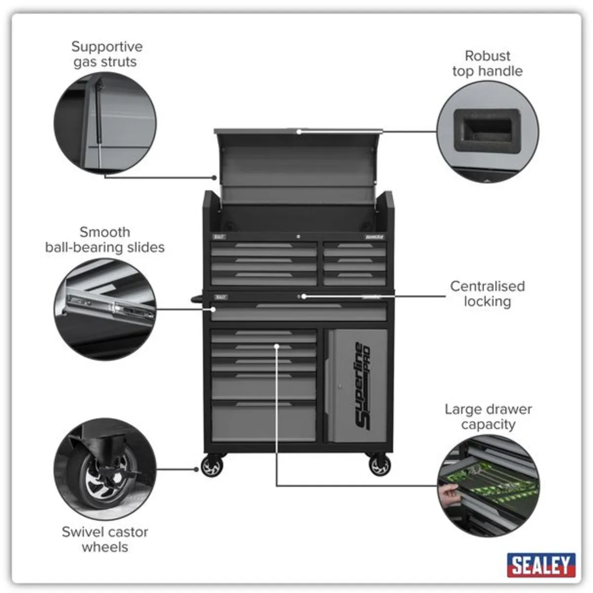 Superline Pro® Topchest & Rollcab Combination 12 D - Image 1