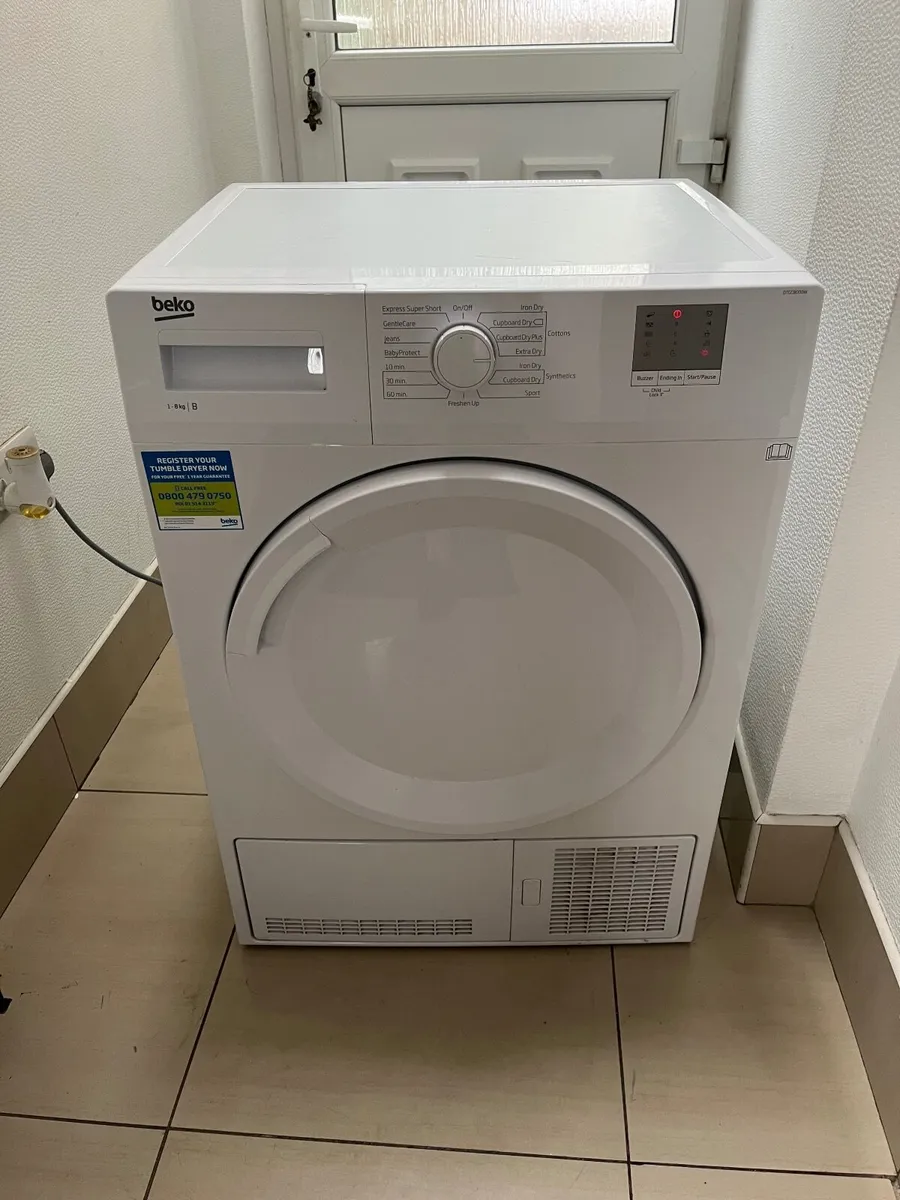 Beko 8kg condenser tumble dryer - Image 1