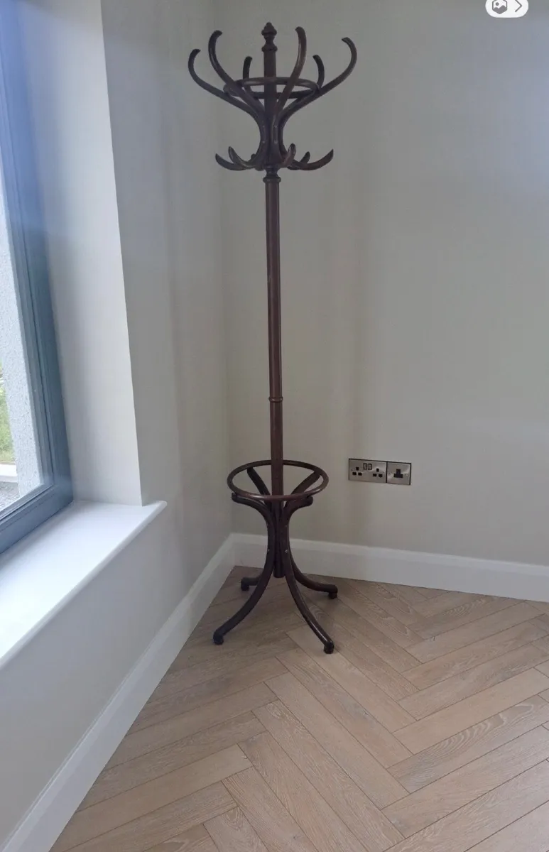 Vintage Bentwood / Viennese Style Wooden Coat & Ha - Image 1