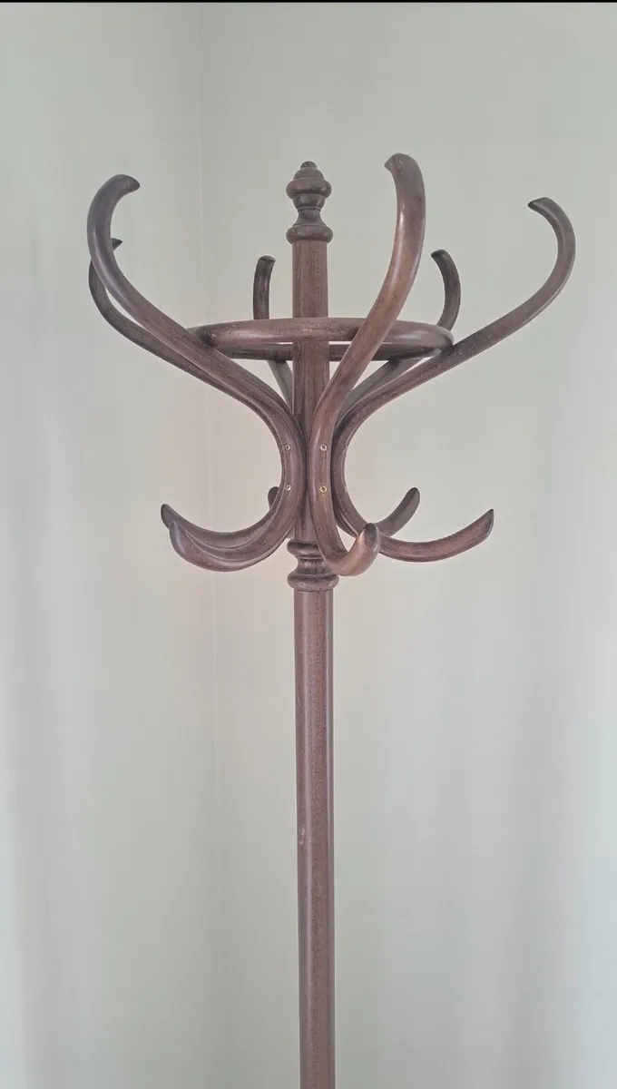 Vintage Bentwood / Viennese Style Wooden Coat & Ha - Image 2