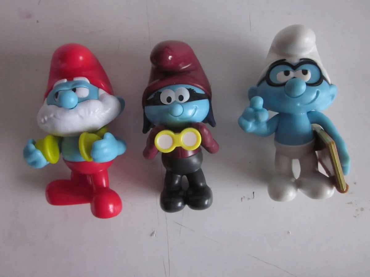 Burger King Smurfs  Figures X5 - Image 4