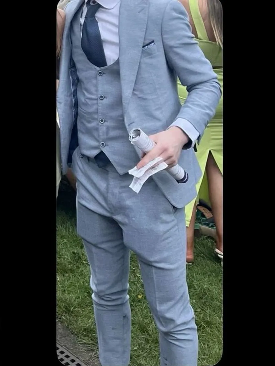 Light Blue Debs Suit - Image 1