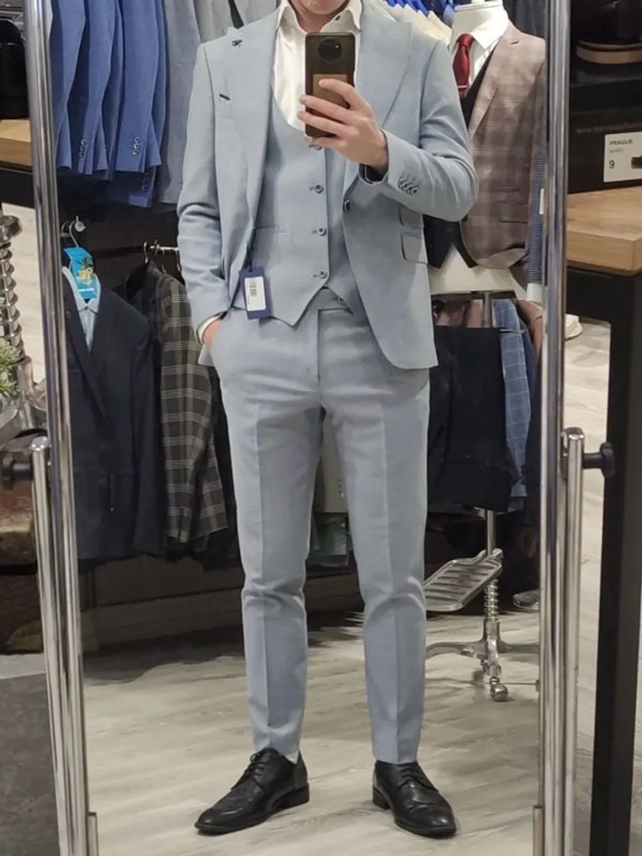 Light Blue Debs Suit - Image 2