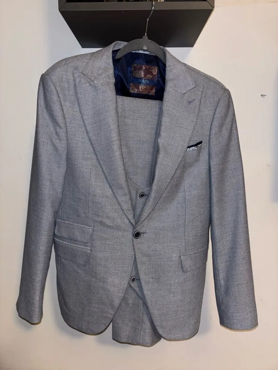 Light Blue Debs Suit - Image 4