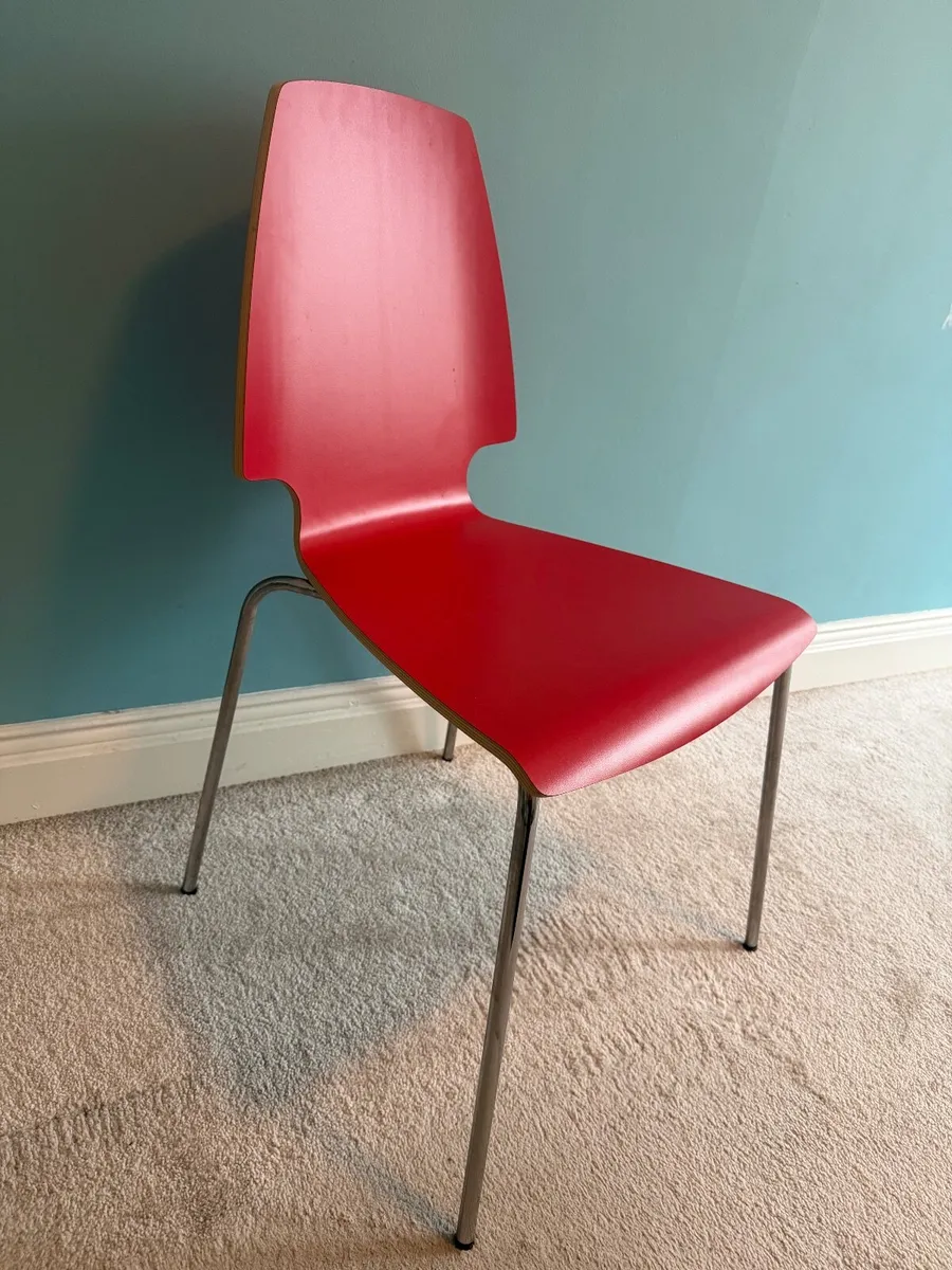 Red Chair; like new - Image 2