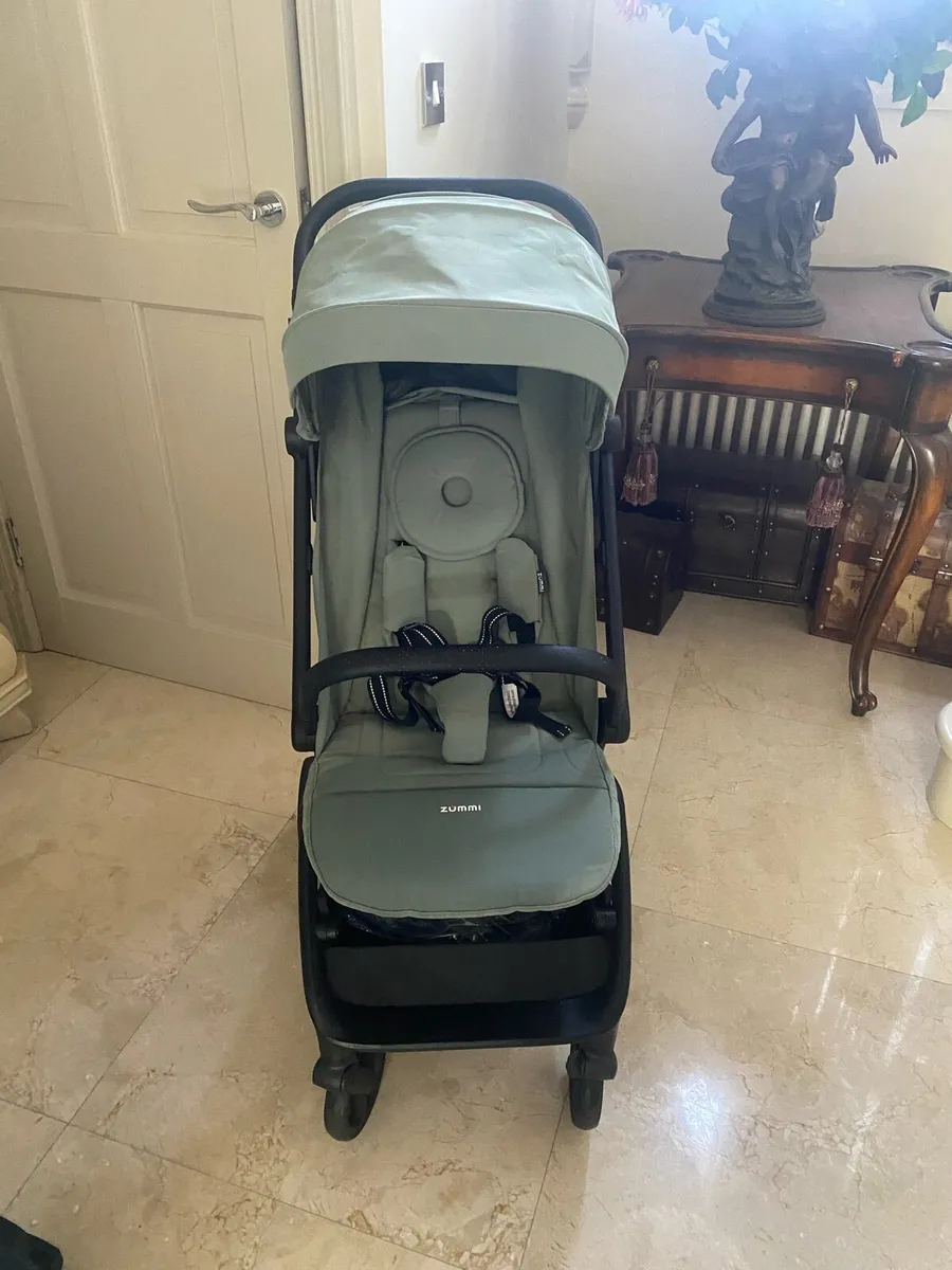 Zumi Eden compact stroller - sage green - Image 3