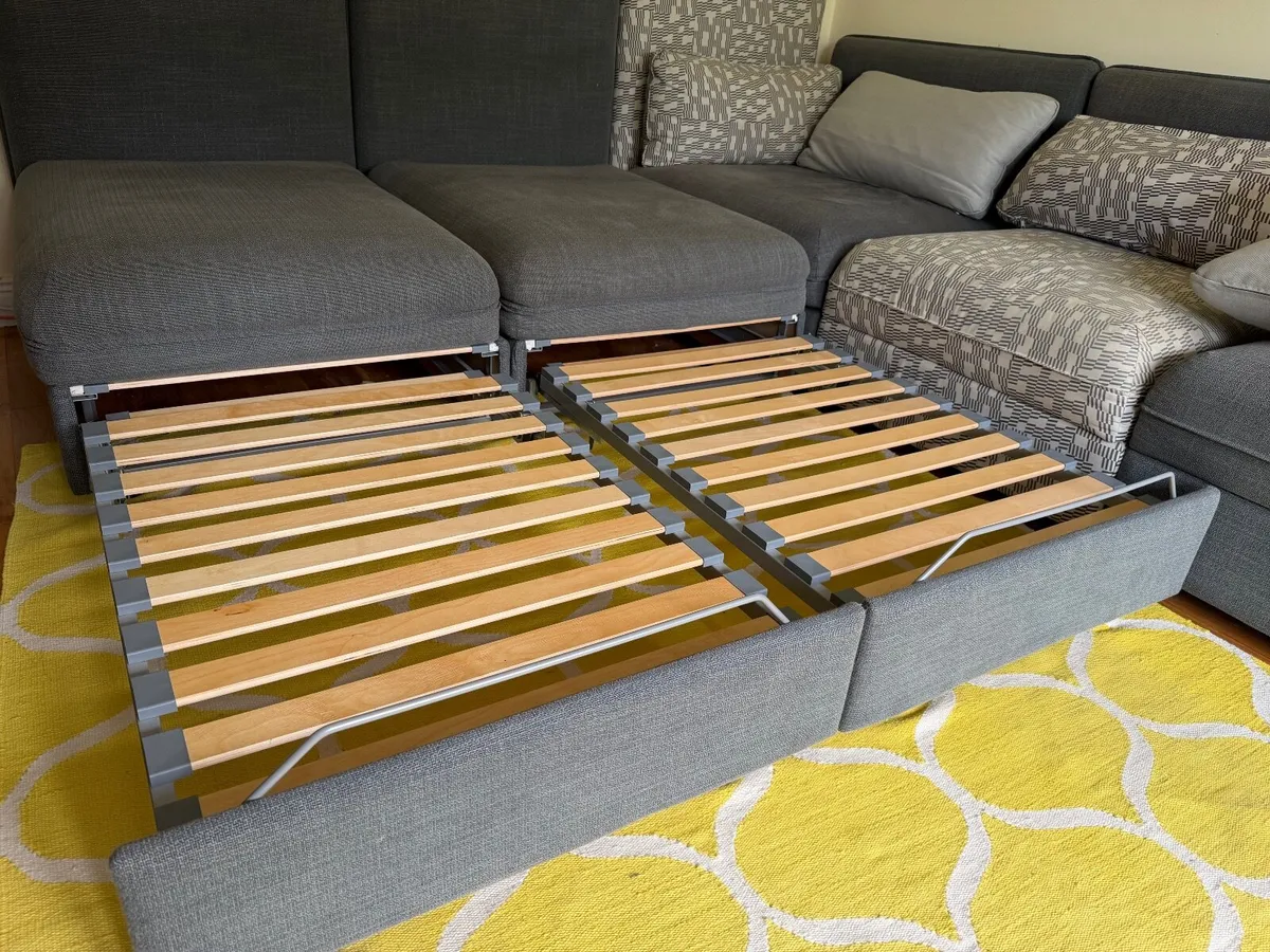 Modular Sectional Sofa w/ storage and pullout beds - Image 2