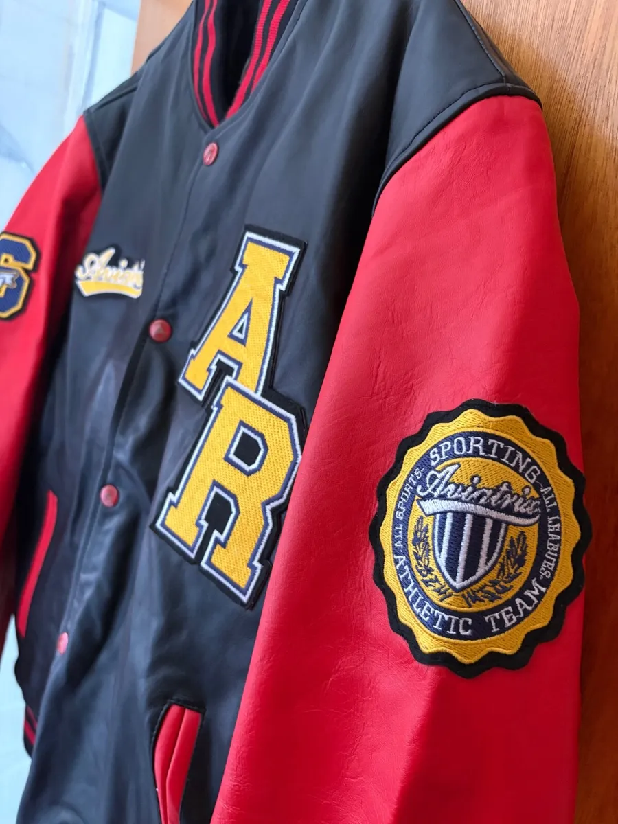 Varsity Jacket- Real Leather - Image 1