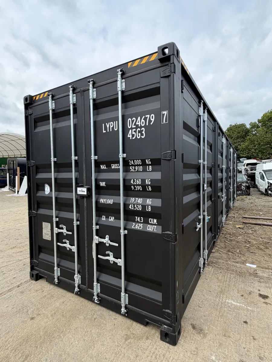40FT HIGH CUBE SHIPPING CONTAINER – 4 SIDE DOORS + - Image 1