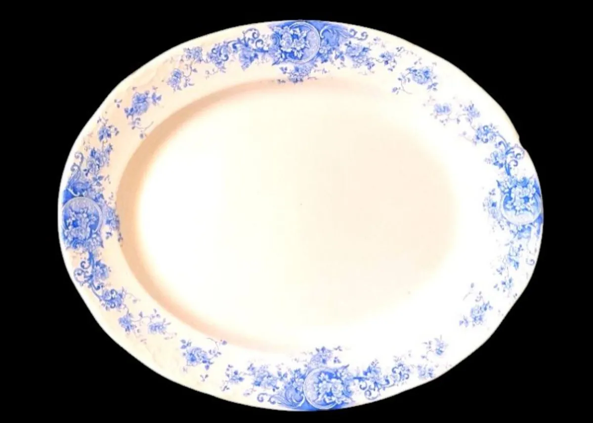 Antique French Ironstone Serving Platter - Image 4
