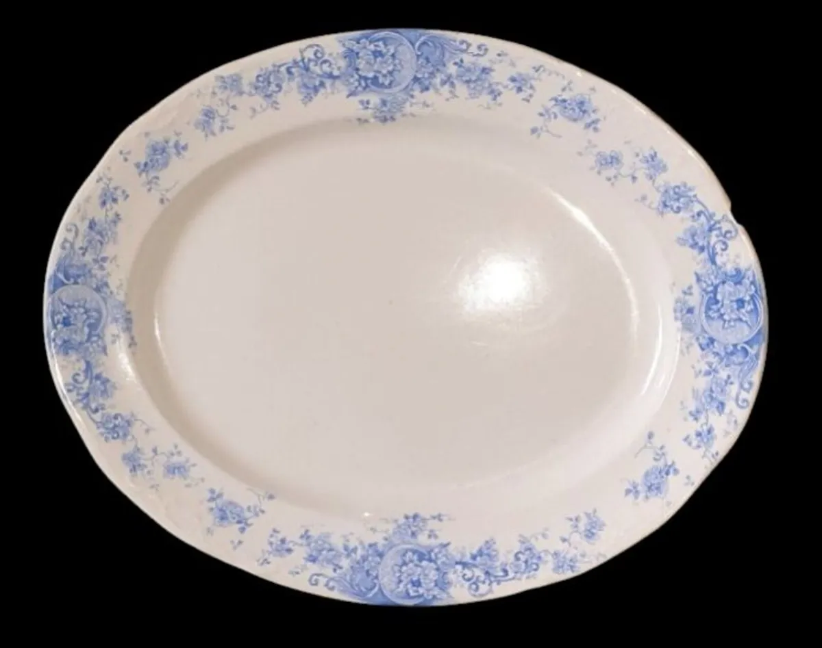 Antique French Ironstone Serving Platter - Image 2