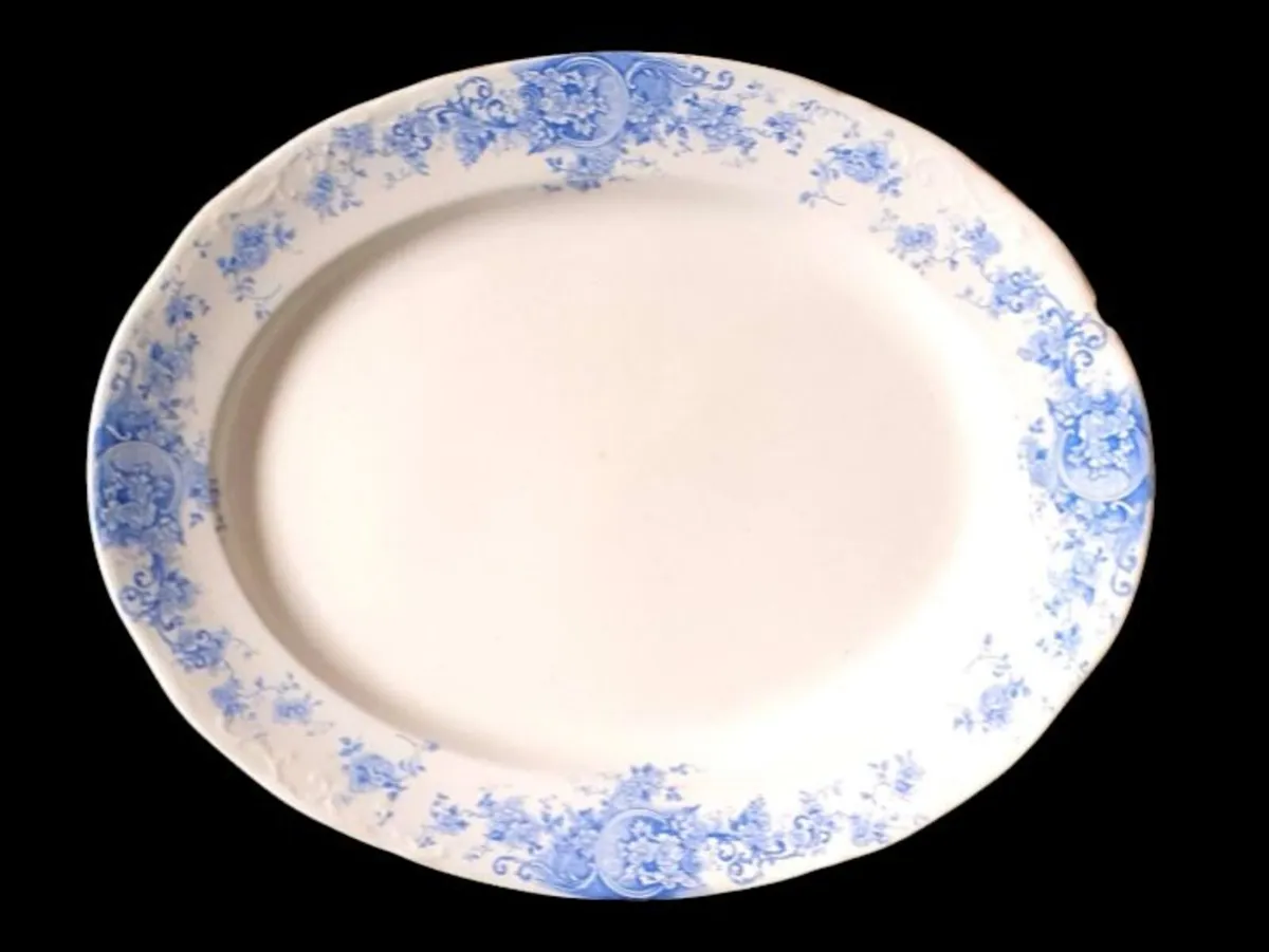 Antique French Ironstone Serving Platter - Image 3