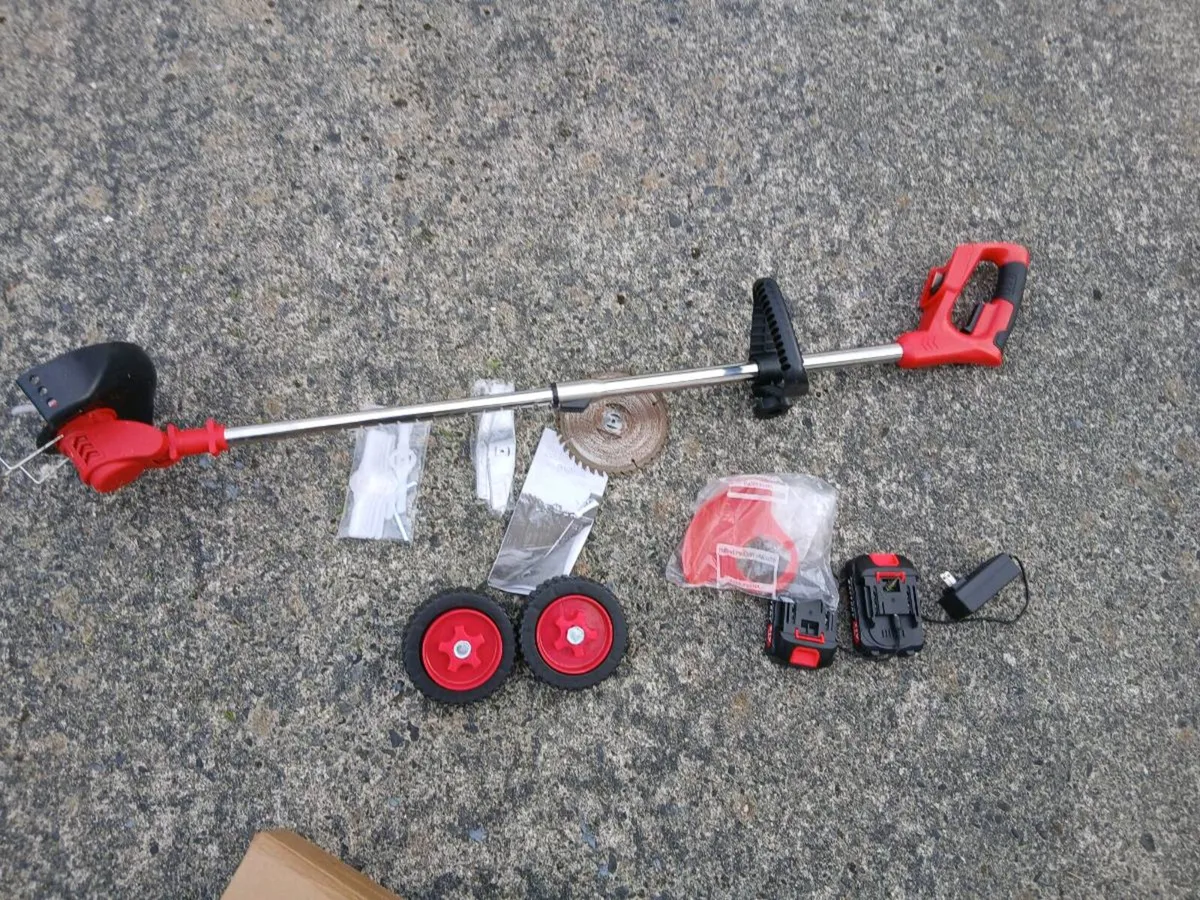 Cordless lawn trimer brand new - Image 2