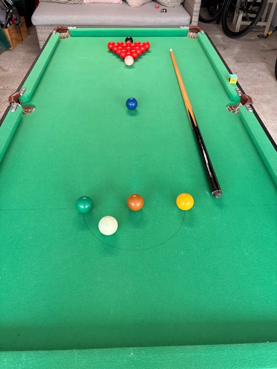 Kids Hy-Pro Snooker and Pool Table - Image 2
