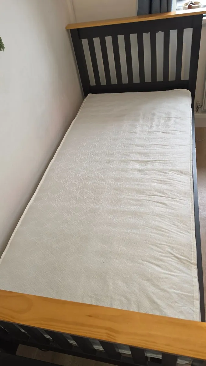 Solid Wood Single Bed Frame - Image 3