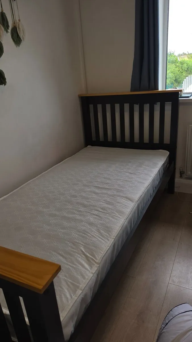 Solid Wood Single Bed Frame - Image 2