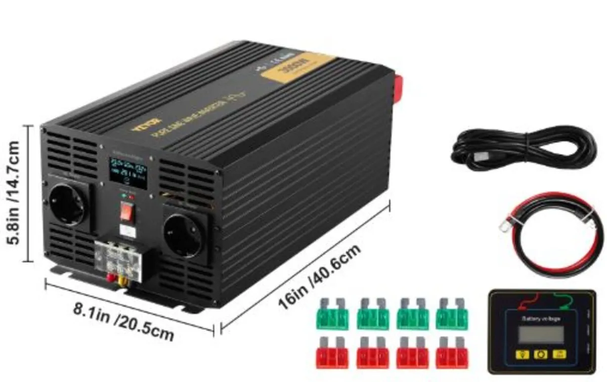 Pure Sine Wave Inverter, 3000 Watt, DC 24V to AC - Image 3