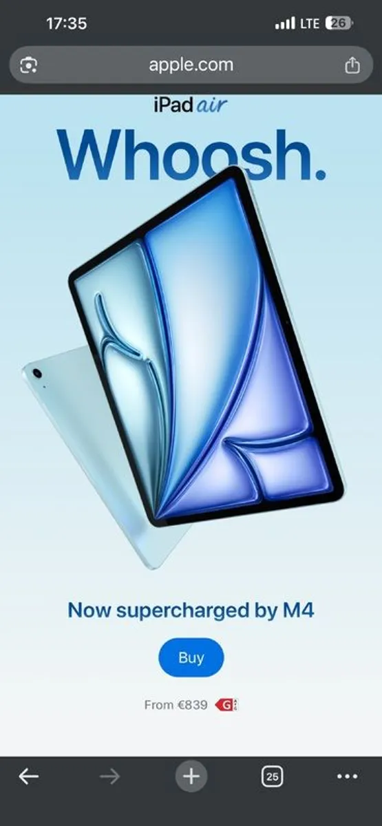 Apple iPad Air 11inch M4 2026 - Image 1