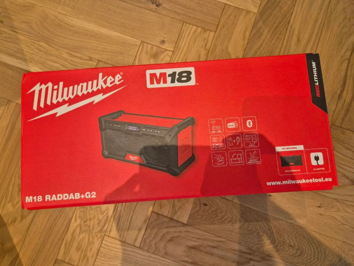 Milwaukee M18RADDAB Site Radio - Image 1
