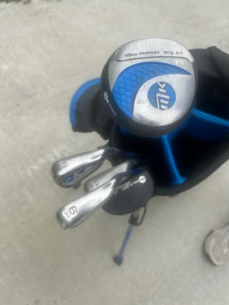Mkids pro blue junior golf clubs set (age 10-12) - Image 2