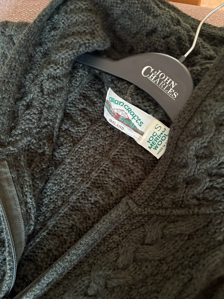 Aran knit long cardigan - Image 1