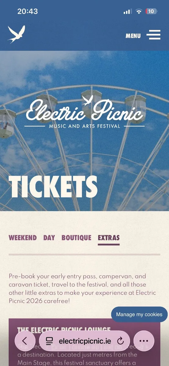 Early Entry Electric Picnic - Image 2
