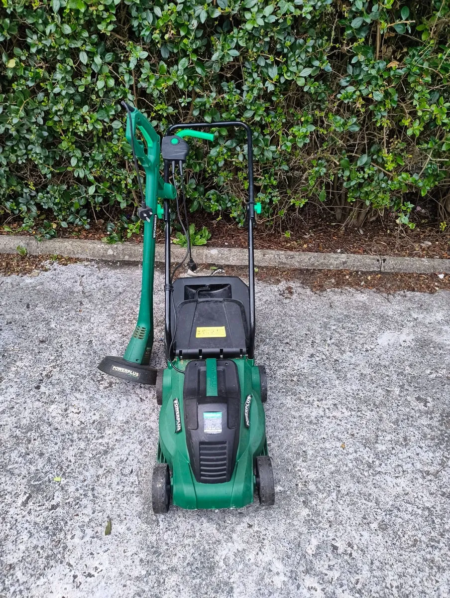 Powerplus Electric Lawnmower & Strimmer
