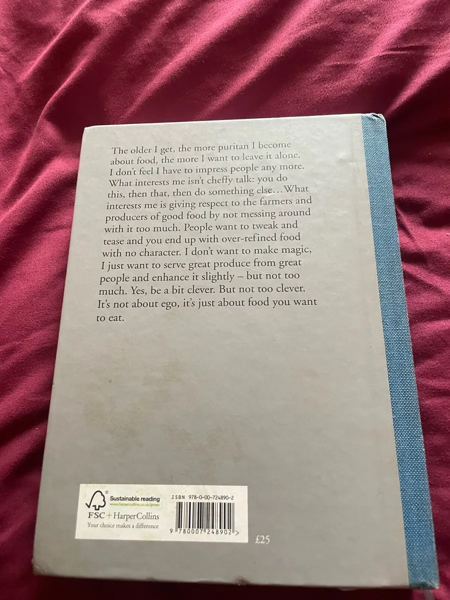 SIGNED Richard Corrigan cookbook & 400  recipes - Image 3