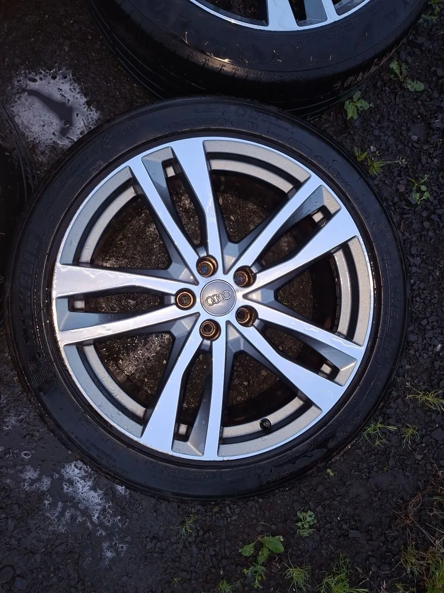 19" Genuine Audi A6 S Line Alloys with tyres - Image 2