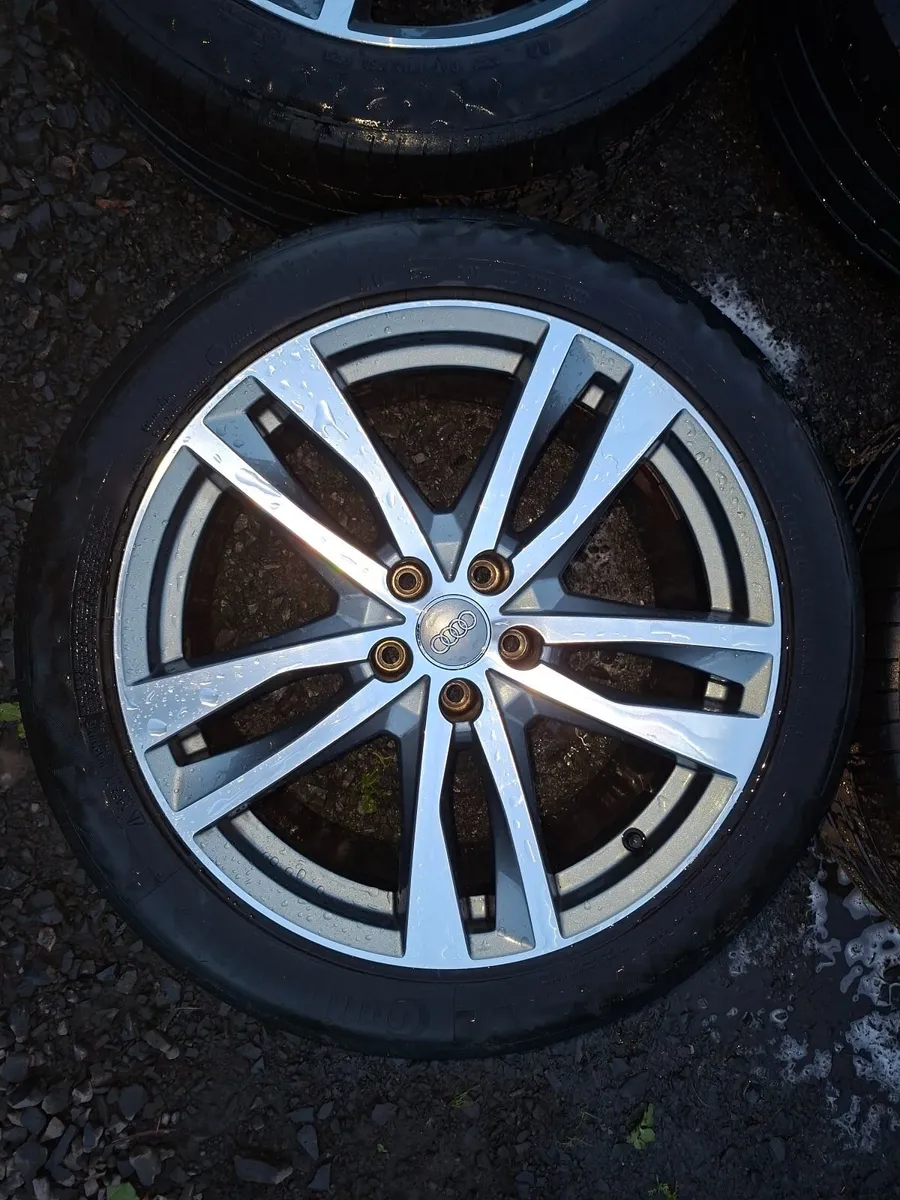 19" Genuine Audi A6 S Line Alloys with tyres - Image 1