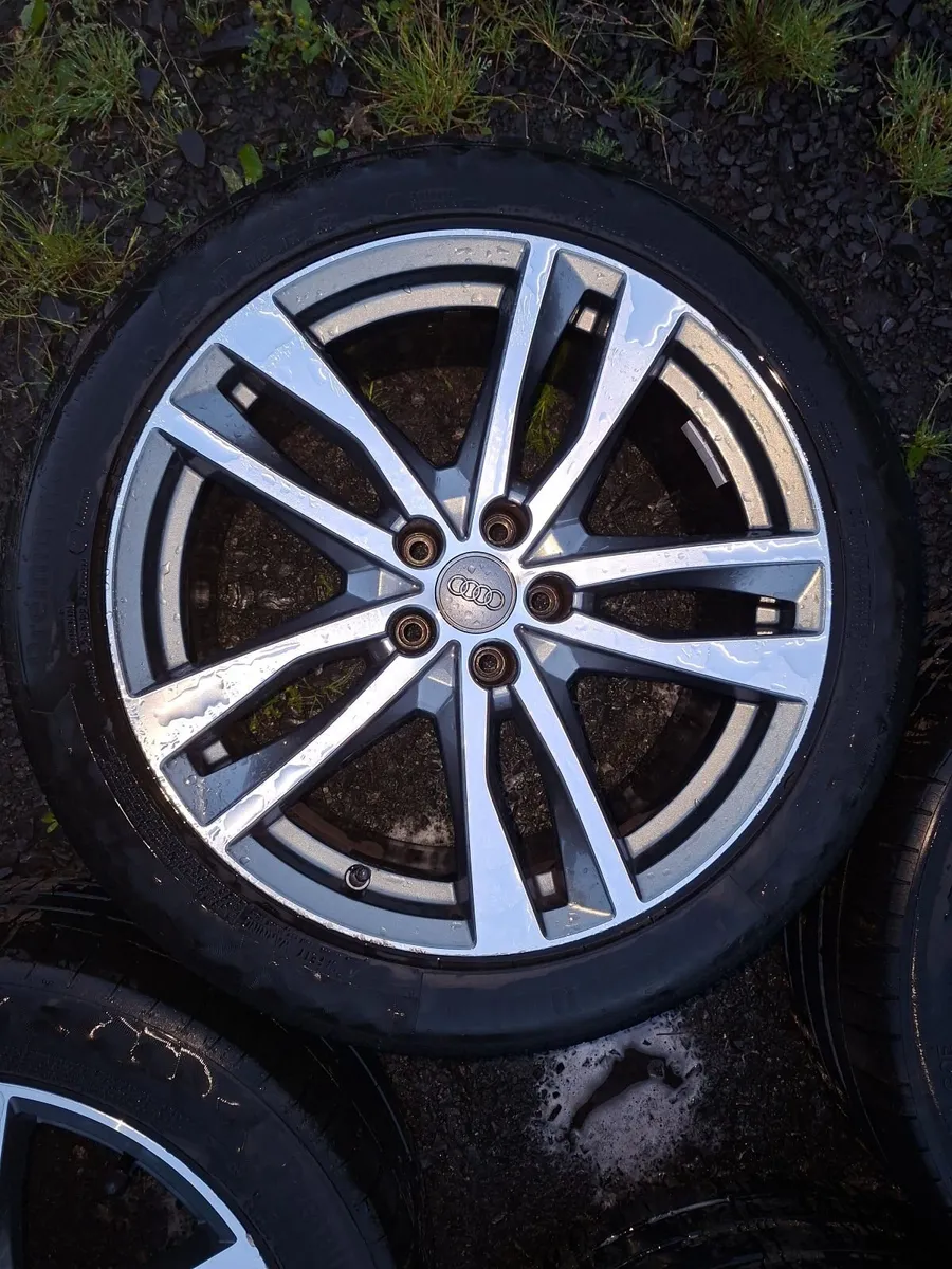 19" Genuine Audi A6 S Line Alloys with tyres - Image 3