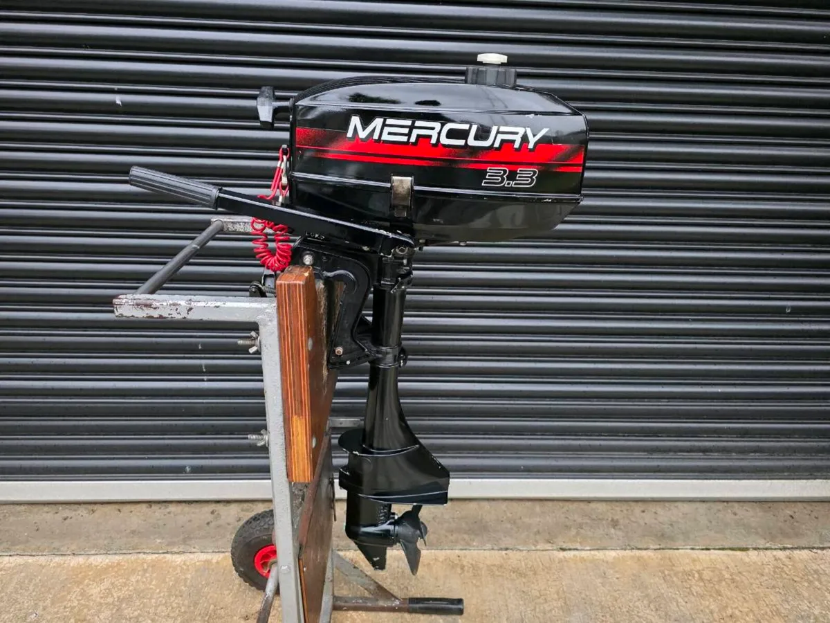 Mercury 3.3hp 2 stroke short shaft boat outboard - Image 2