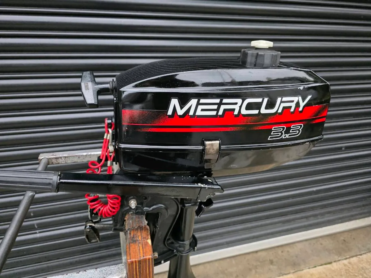 Mercury 3.3hp 2 stroke short shaft boat outboard - Image 3